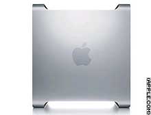 The Power Mac G5 alluminum case has four compartments with fans that spin at very low speeds, which Apple says results in a system that is three times quieter than the G4 models.